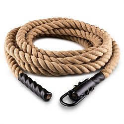 Capital Sports Power Rope H6 s háčky 6m 3,8cm konopné kyvadlové lano háček