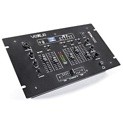 Vexus STM2500, černý, 5kanálový mixážní pult, bluetooth, USB, MP3, EQ, phono