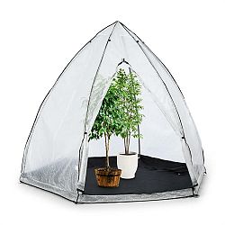 Waldbeck Greenshelter L, skleník k přezimování rostlin, 340 x 280 cm, ocelové tyče Ø 25 mm, PVC