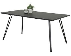 Jídelní stůl Marie 160x90 cm, matný černý